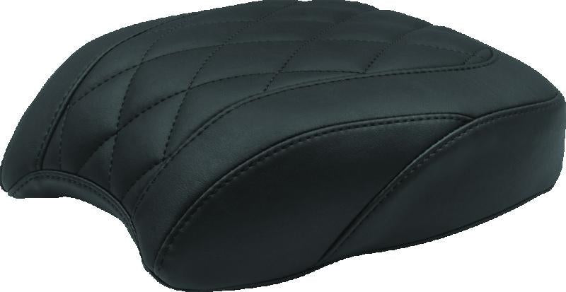 Mustang Motorcycle Mustang 08-21 Harley Electra Glide Std, Rd Glide, Rd King, Str Glide Sissy Bar Pad Deluxe - Black