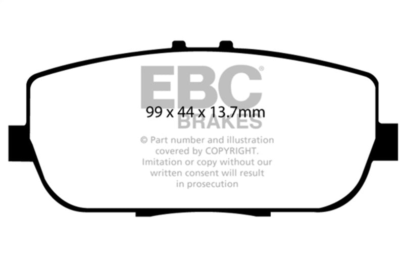 EBC 16-21 Fiat 124 Spider 1.4T Bluestuff Rear Brake Pads