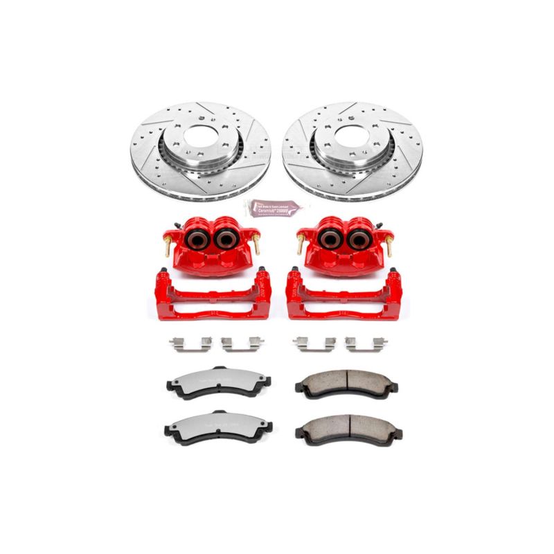 PowerStop Power Stop 04-05 Buick Rainier Front Z36 Truck & Tow Brake Kit w/Calipers