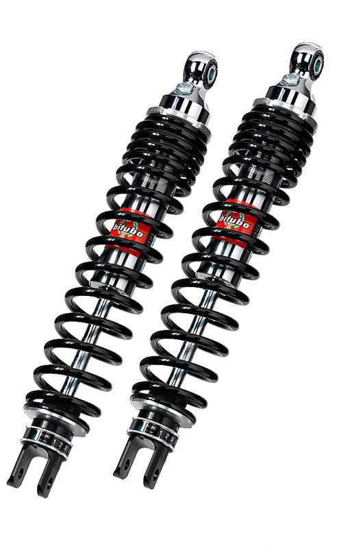 Bitubo Suspension Bitubo WGE0 Twinshocks Adjustable: Spring Preload, Rebound, Red Spring