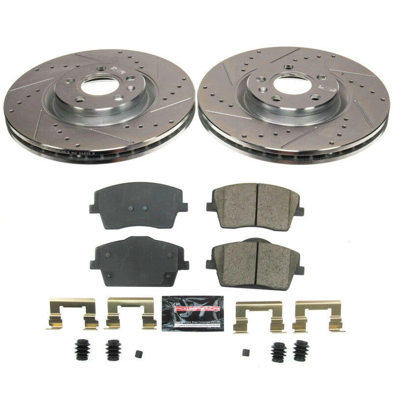 PowerStop Power Stop 19-22 Volvo XC40 Front Z23 Evolution Brake Kit