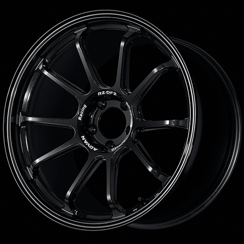 Advan RZ-DF2 19x8.5 / +37 Offset / 5x114.3 / 73mm Bore / Racing Titanium Black
