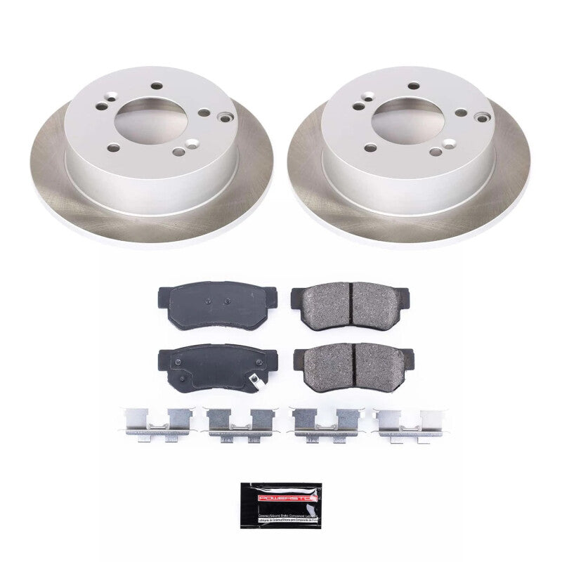 PowerStop Power Stop 05-10 Kia Sportage Rear Semi-Coated Rotor Kit