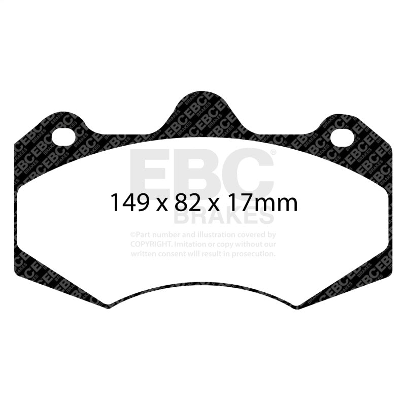 EBC AP Racing Caliper CP7040 (AP Racing Pad CP7040D54) Bluestuff Brake Pads