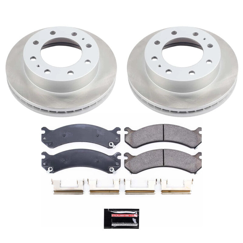 PowerStop Power Stop 07-10 GMC Sierra 3500 HD Front Semi-Coated Rotor Kit