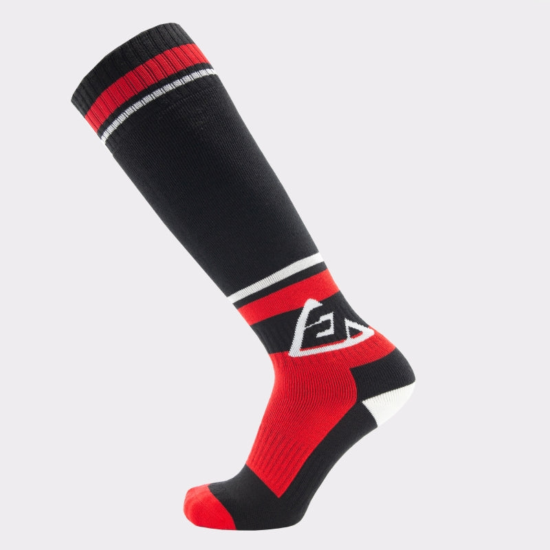 Answer Moto Socks Black/Red - Large/XL