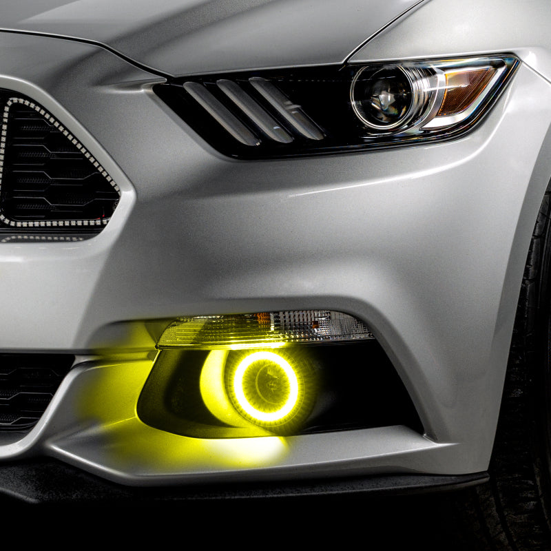 ORACLE Lighting Oracle 15-17 Ford Mustang Dynamic RGB+A Projector Surface Mount Fog Light Halo Kit -