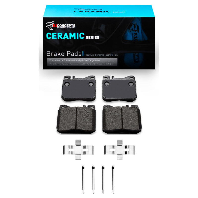 R1 Concepts R1 1979-1985 Mercedes-Benz 380SE Front R1 Ceramic Pads & Hardware Kit