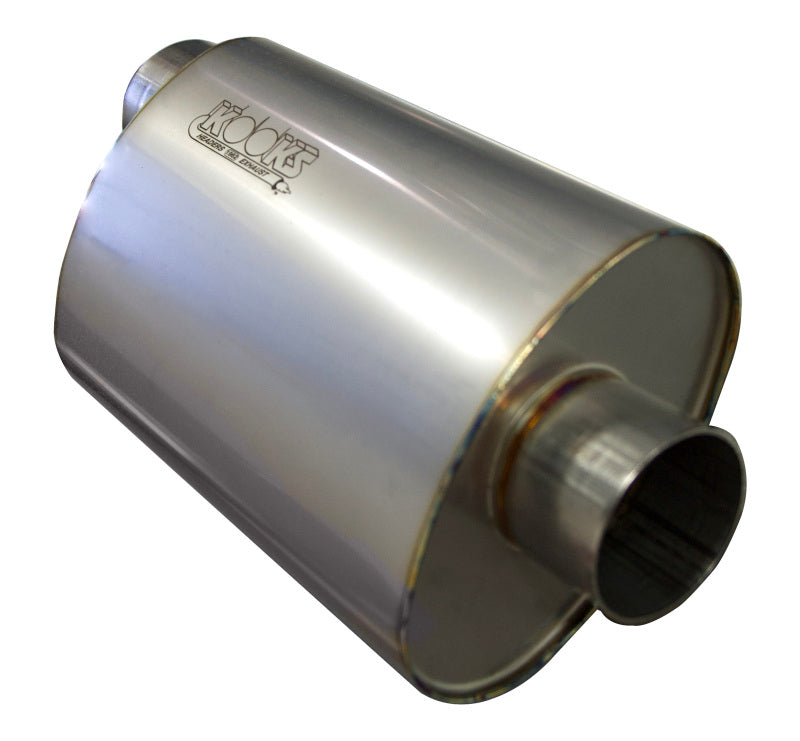 Kooks Headers Kooks 3in Oval Center/Offset Muffler 12in Long Body Stainless Steel