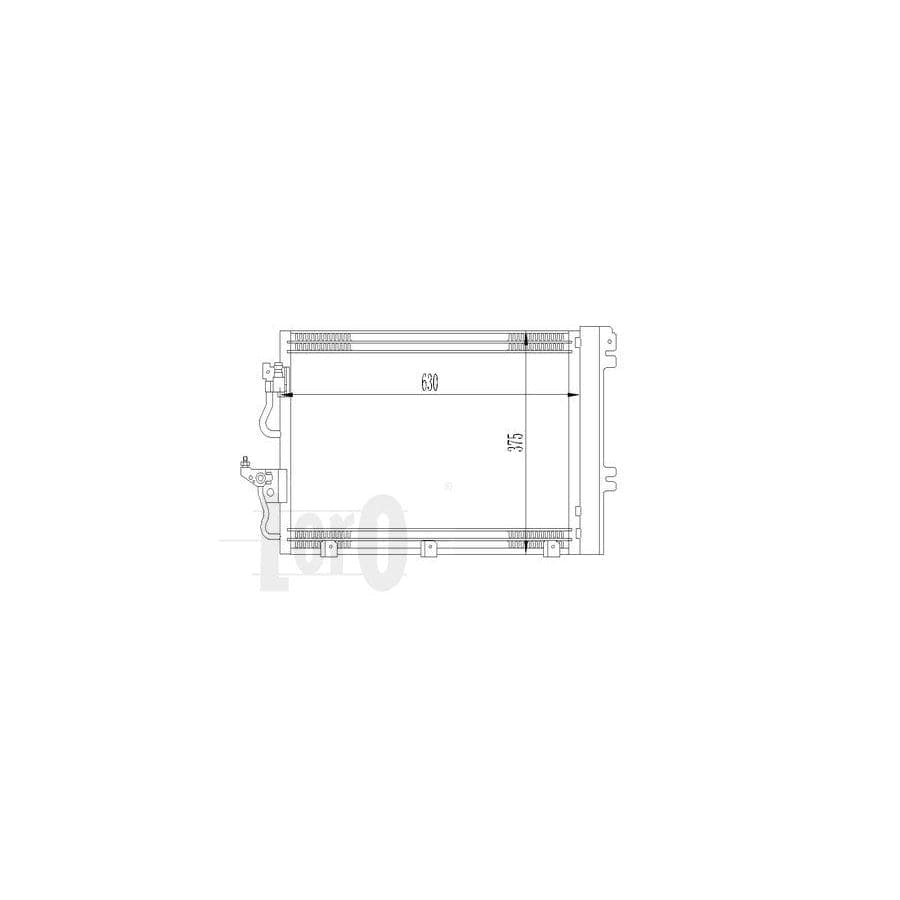 Abakus 0370160023 Air Conditioning Condenser