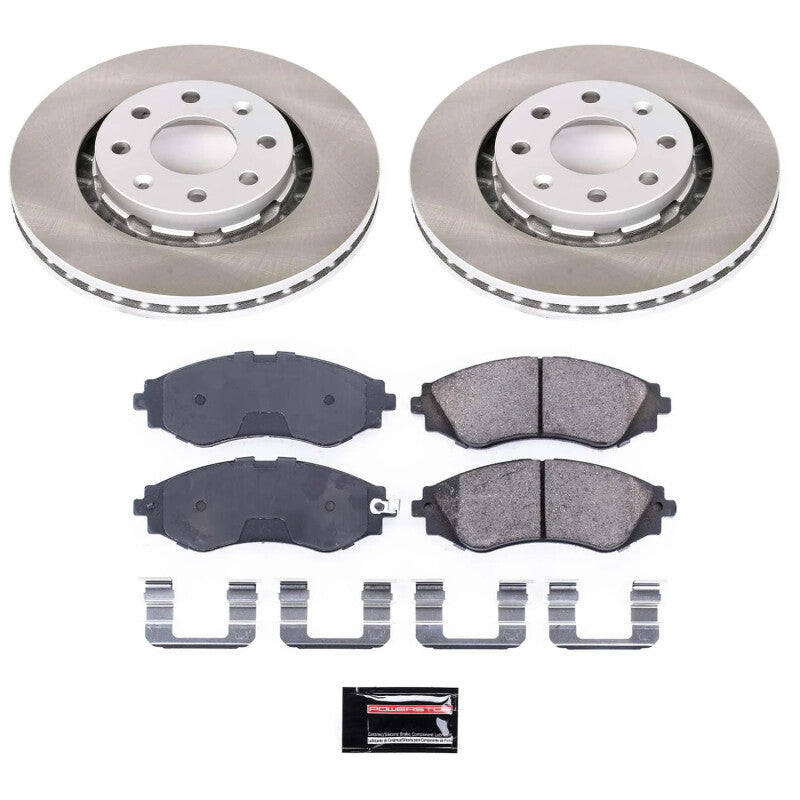 PowerStop Power Stop 09-10 Pontiac G3 Front Semi-Coated Rotor Kit