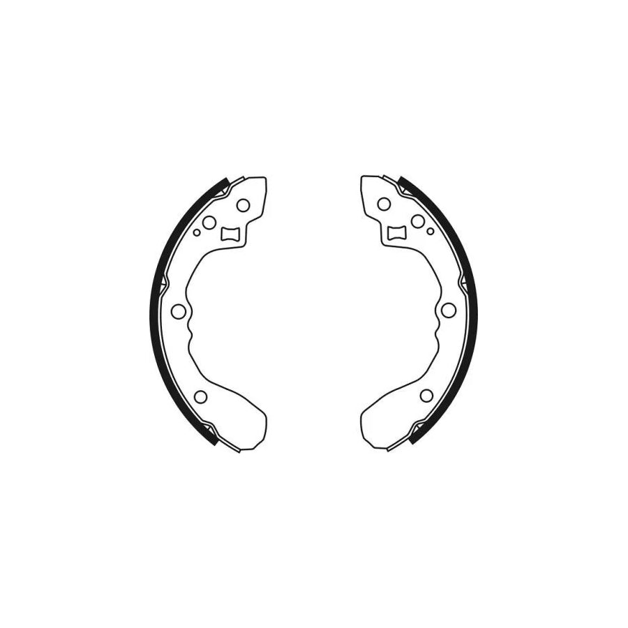 ABE C00313ABE Brake Shoe Set for KIA Rio