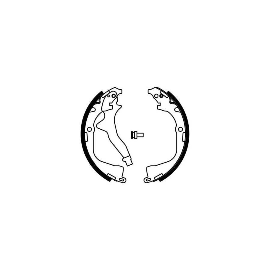 ABE C0W023ABE Brake Shoe Set for VW Amarok