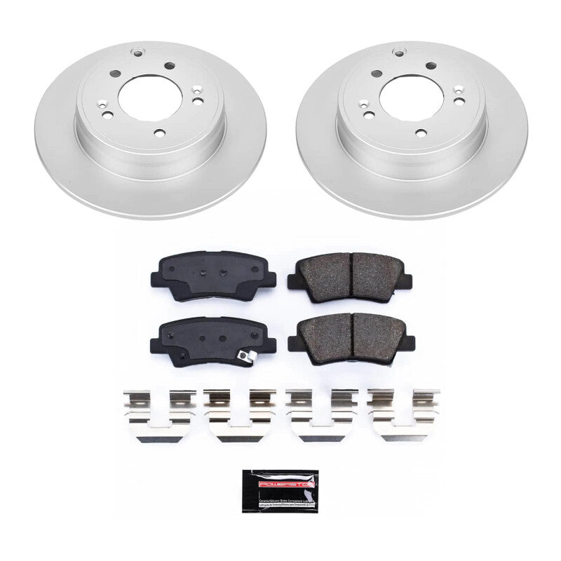 PowerStop Power Stop 09-10 Hyundai Sonata Rear Z17 Coated Brake Kit