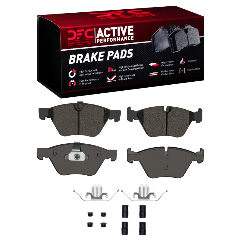 DFC 06-16 BMW 328i Front Active Performance Pads and Hardware Kit