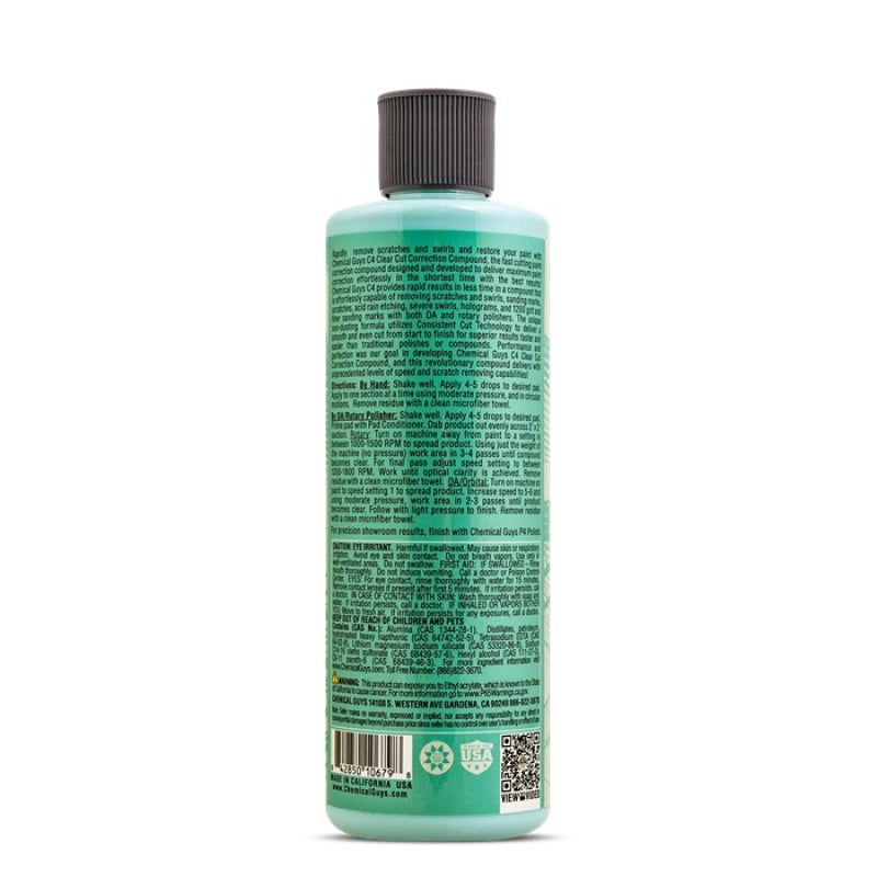 Chemical Guys C4 Clear Cut Correction Compound - 16oz