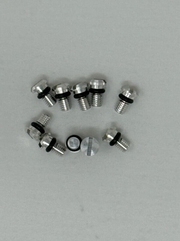 KYB Powersports KYB 90-23 Kaw / Hon / Suz / Yam Front Fork Bleed Bolt w/ O-Ring - Aluminum - 10 Pk