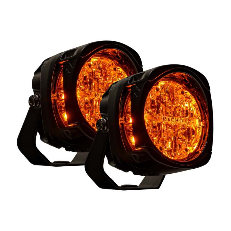 Nacho Offroad Technology Nacho Lighting Quatro Chase - Amber (Pair)