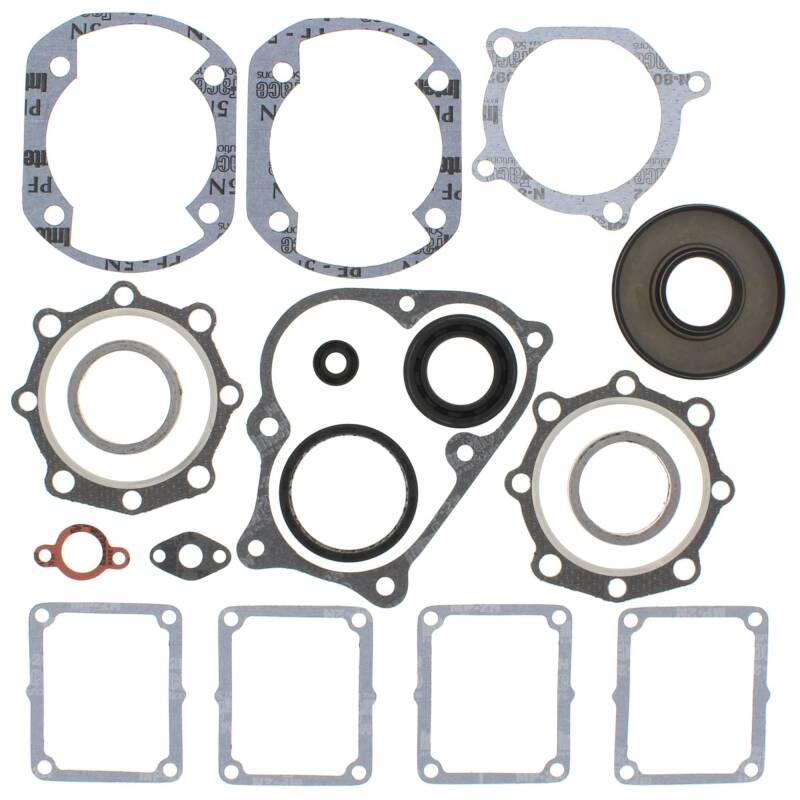 Vertex Pistons Vertex Gaskets 84-90 Yamaha Phazer PZ480 Complete Gasket Kit w/ Oil Seals