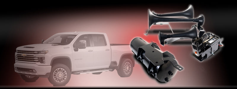 Kleinn Air Horns Kleinn 20-26 Chevrolet Silverado 2500 HD/ 3500 HD Onboard Air System w/ Model 230 Horns