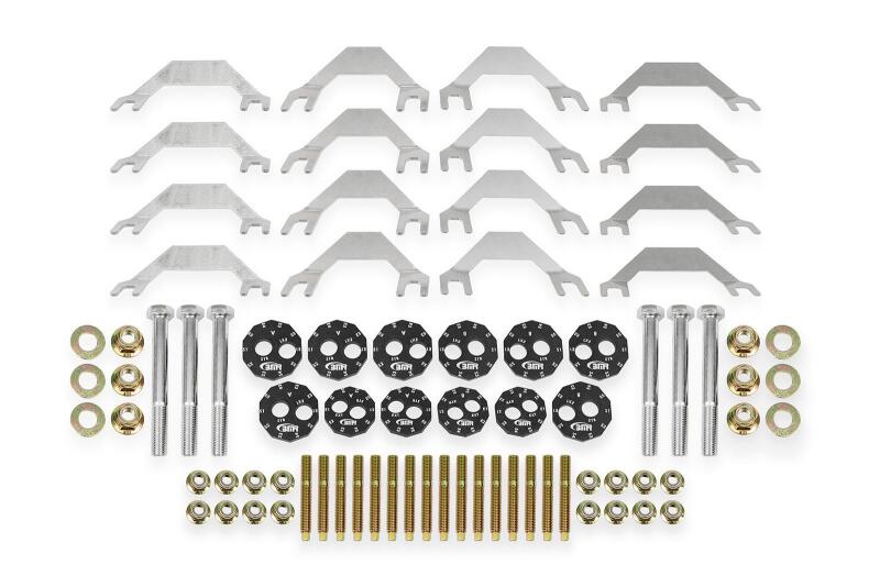 BMR Suspension BMR 06-13 Chevrolet Corvette C6 Z06/ 09-13 ZR1 Camber Bolt & Stud Kit - Black Anodized
