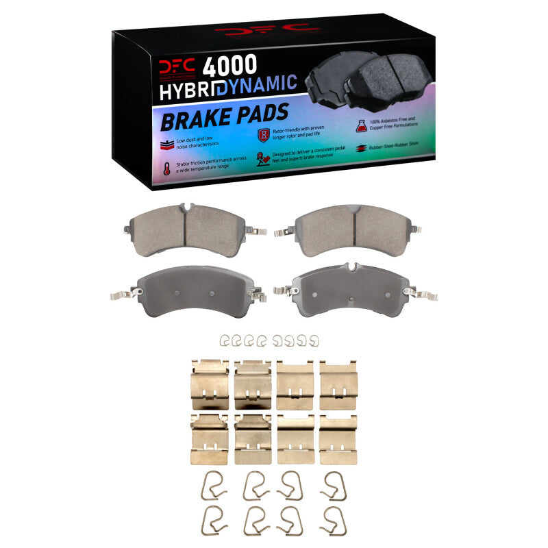 DFC 20-25 Ford Transit-350 HD/DRW Rear 4000 HybriDynamic Brake Pads and Hardware Kit