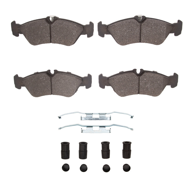 R1 Concepts R1 02-06 Dodge Sprinter 3500 Rear Semi Met Pads & Hardware Kit