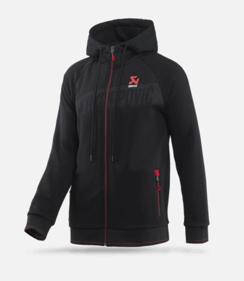 Akrapovic Akrapovic Mens Corpo Zip Hoodie Black - XL