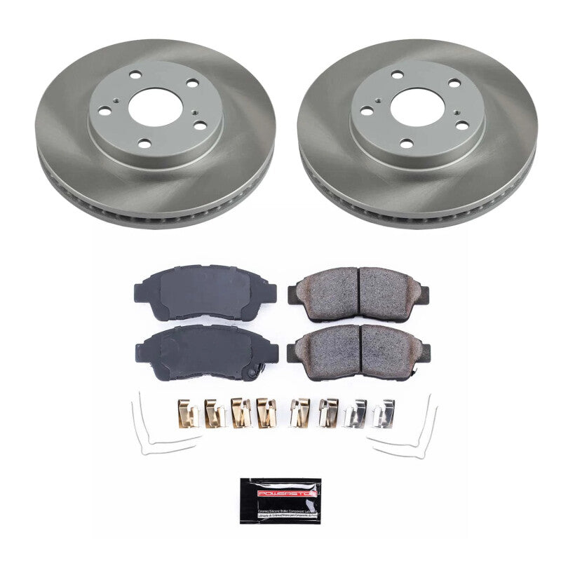 PowerStop Power Stop 92-01 Toyota Camry Front Semi-Coated Rotor Kit