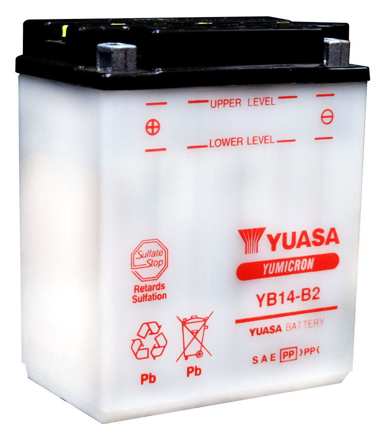 Yuasa Battery Yuasa YB14-B2 Yumicron CX 12-Volt Battery