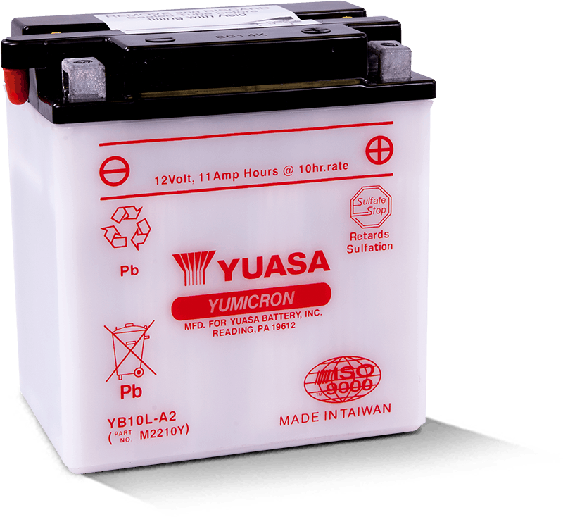 Yuasa Battery Yuasa YB10L-A2 Yumicron 12-Volt Battery