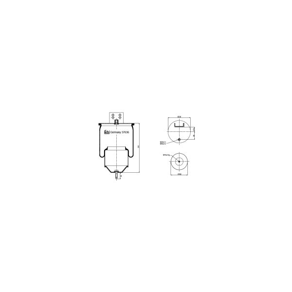 FEBI FE37636 Air Suspension Bellow