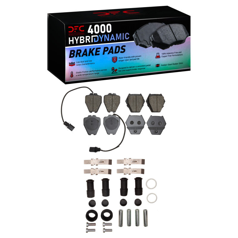 R1 Concepts R1 99-05 Audi S6 Front Semi Met Pads & Hardware Kit