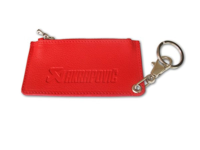 Akrapovic Akrapovic Leather Zip Keychain - red