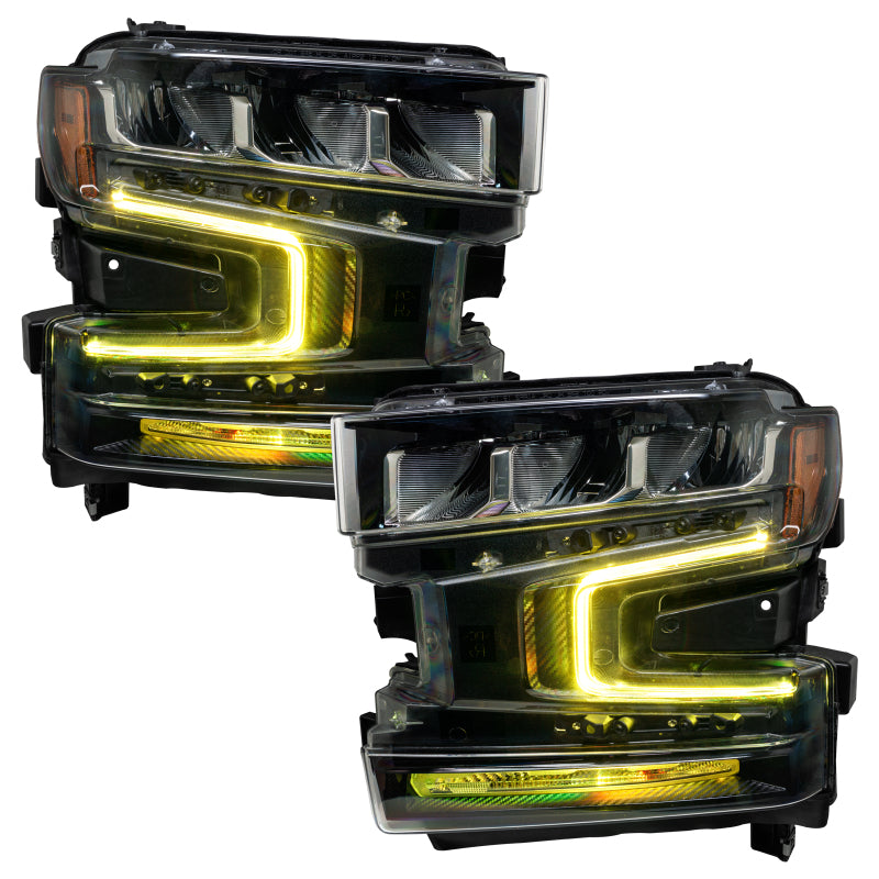 ORACLE Lighting Oracle 19-21 Chevy Silverado 1500 RGB+W Headlight DRL Upgrade Kit - ColorSHIFT