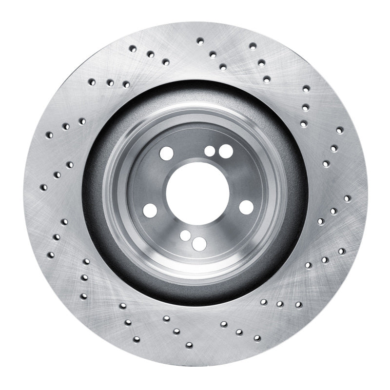 DFC 15-19 BMW X6 Left Rear Drilled Brake Rotor