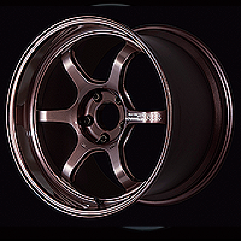 Advan R6 18x8.5 +45 5x114.3 Racing Copper Bronze Wheel