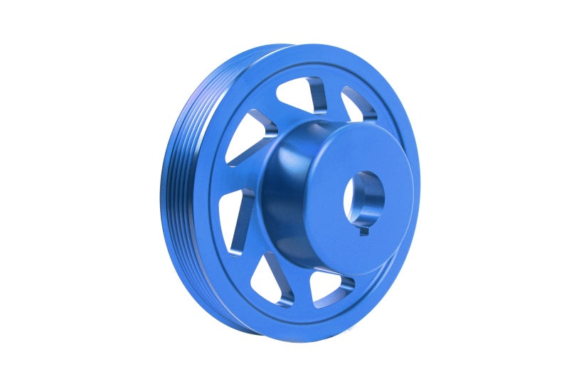 Perrin Performance PERRIN 93-14 Subaru Impreza (Incl. 02-14 WRX) / 04-21 STI (w/o AC) Lightened Crank Pulley - Blue