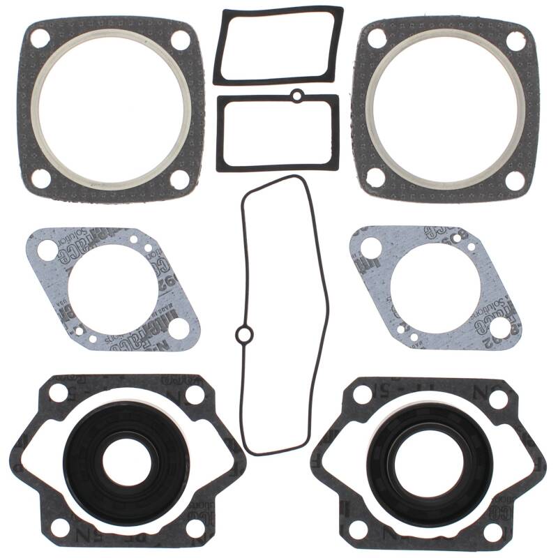 Vertex Pistons Vertex Gaskets 1971 Ski-Doo TNT 18 Track / 440S Complete Gasket Kit w/ Oil Seals