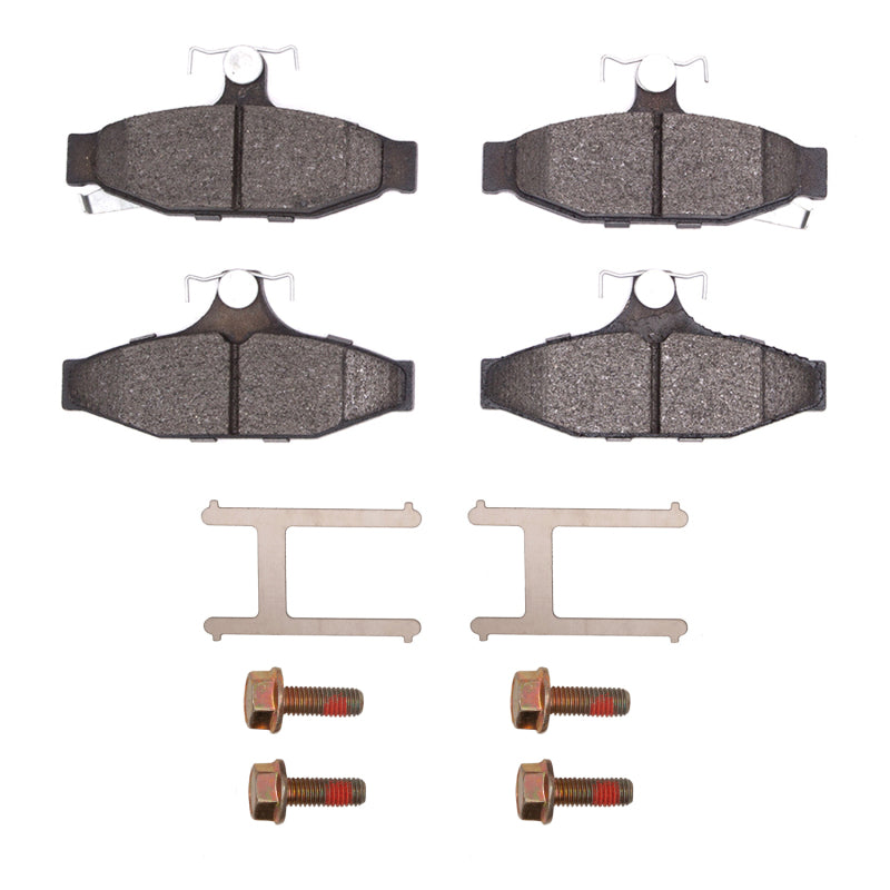 DFC 84-87 Chevrolet Corvette Rear 5000 Advanced Semi Metallic Brake Pads and Hardware Kit