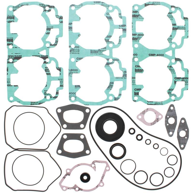 Vertex Pistons Vertex Gaskets 2001 Ski-Doo Formula 500/DLX LC Complete Gasket Kit w/ Oil Seals