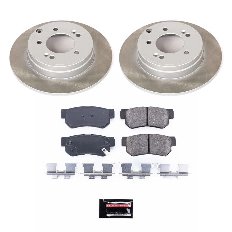PowerStop Power Stop 06-08 Hyundai Sonata Rear Semi-Coated Rotor Kit