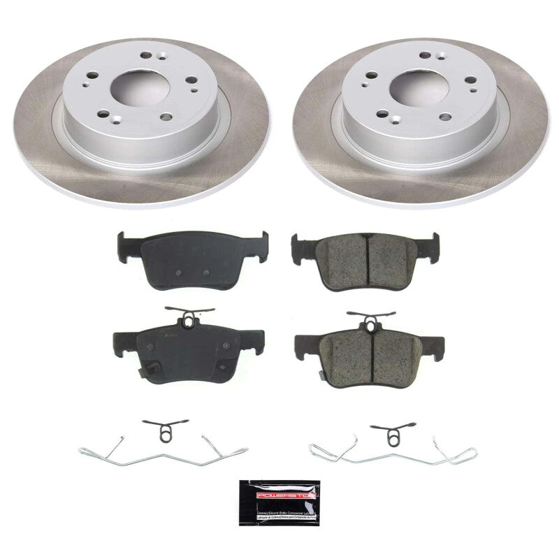 PowerStop Power Stop 18-22 Honda Accord Rear Semi-Coated Rotor Kit