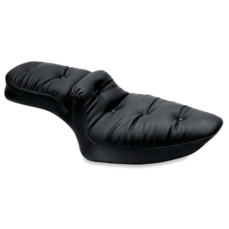 Mustang Motorcycle Mustang 04-21 Harley Sportster Duke 1PC Seat Regal - Black