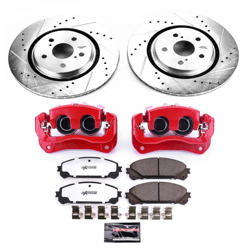 PowerStop Power Stop 18-21 Lexus RX450hL Front Z36 Truck & Tow Kit w/Cals