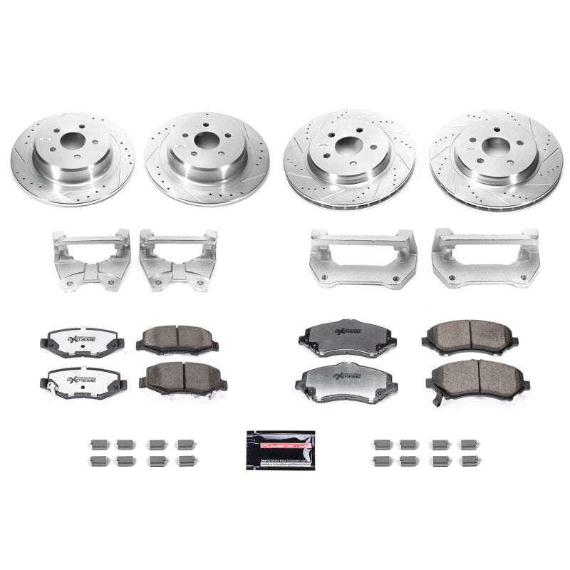 PowerStop Power Stop 07-17 Jeep Wrangler Front & Rear Big Brake Conversion Kit