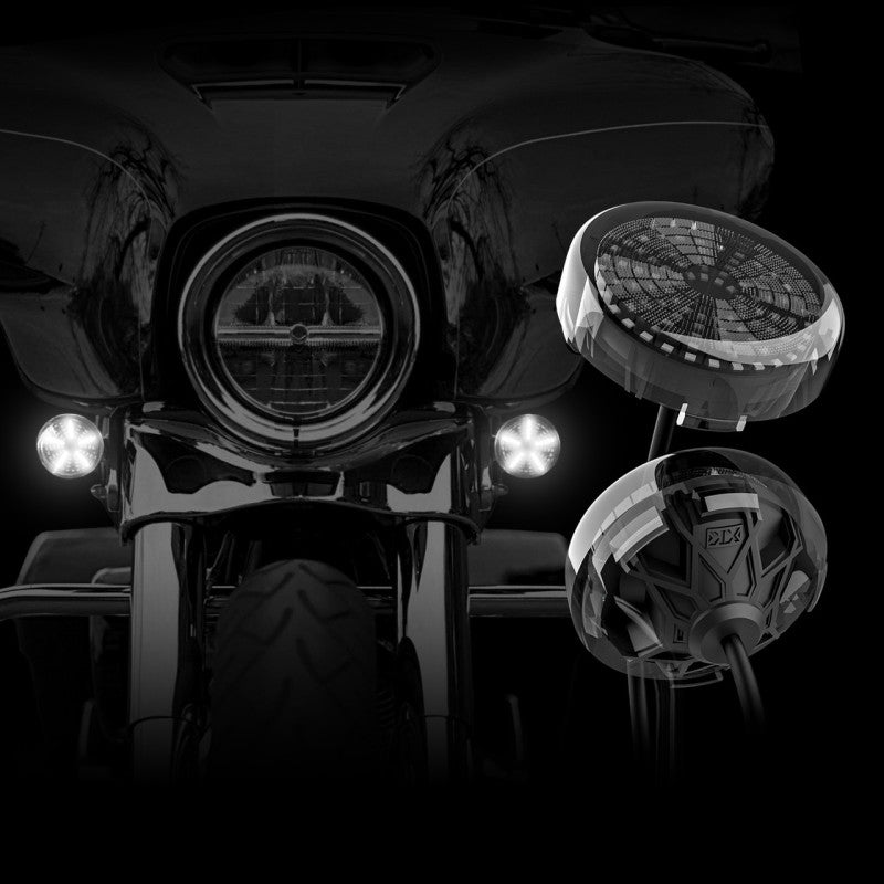 XKGLOW XK Glow Pro Series MotoTurnz - 1156 Bullet Style Front