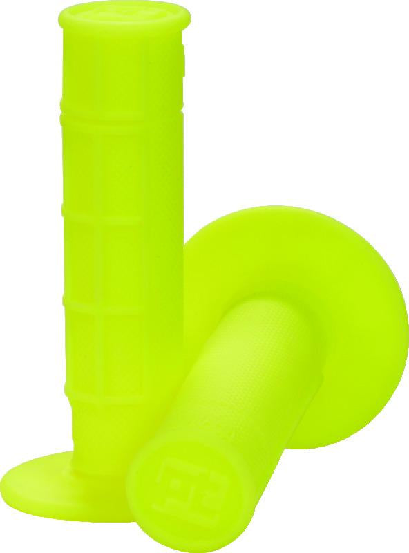 ProTaper 1/2 Waffle Grips - Neon Yellow