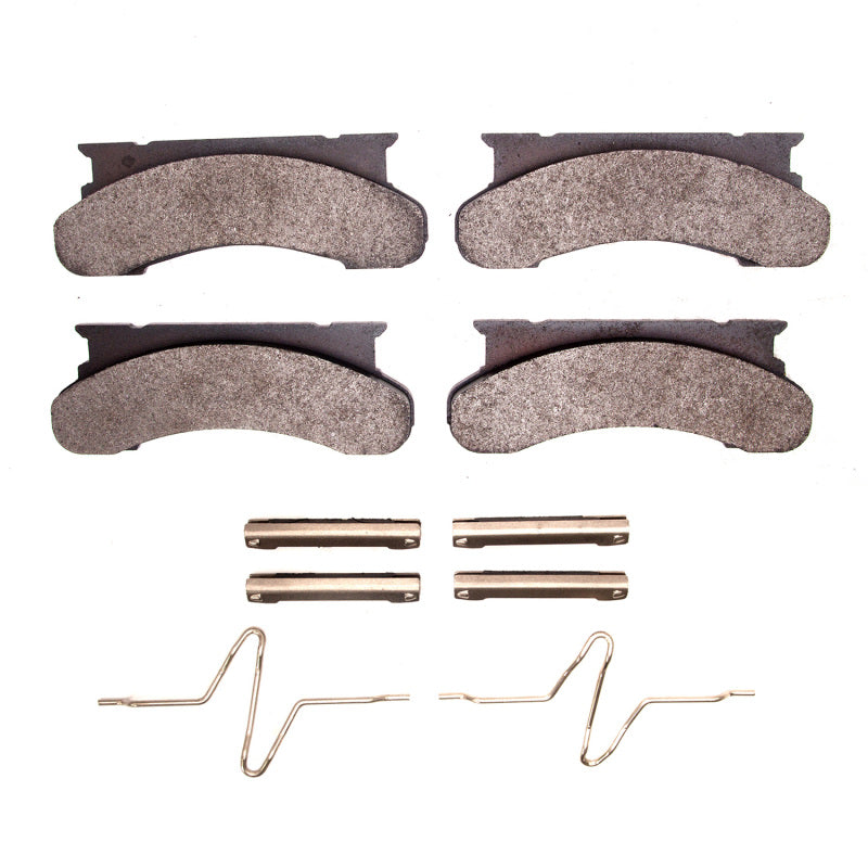 R1 Concepts R1 86-94 Ford F-250 2WD (Excl Super Duty) Front Semi Met Pads & Hardware Kit