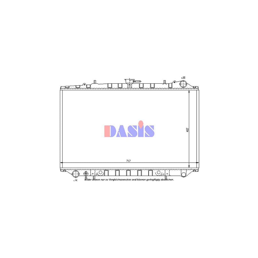 AKS Dasis 070470N Engine Radiator for Nissan 300Zx Coupe (Z32)